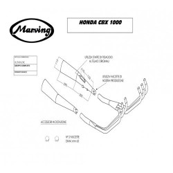 Marving Uitlaatsysteem 6-2 Master | Chroom | Honda CBX1000A/CBX1000Z