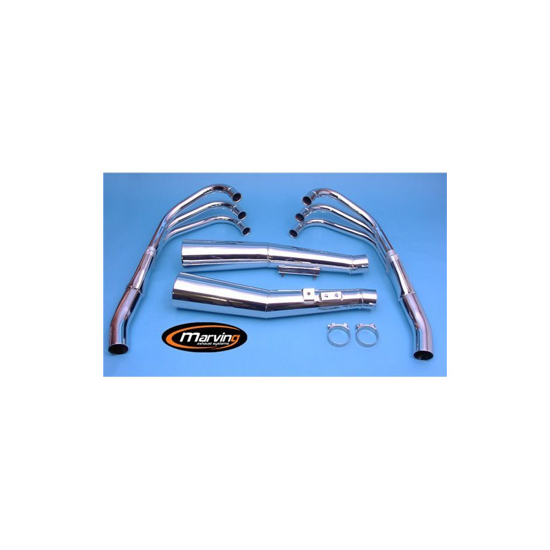 Marving Uitlaatsysteem 6-2 Master | Chroom | Honda CBX1000B Pro Link