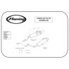 Marving Uitlaten Amacal | Chroom/Zilver | Honda NX650 Dominator