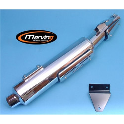 Marving Uitlaat Amacal | Chroom | Honda XRV750 Africa Twin