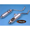 Marving Uitlaten Amacal | Chroom/Zilver | Honda NX650 Dominator