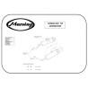 Marving Uitlaten Amacal | Chroom/Zilver | Honda NX650 Dominator