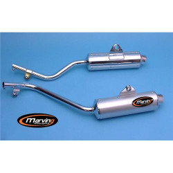 Marving Uitlaten Amacal | Chroom/Zilver | Honda SLR650