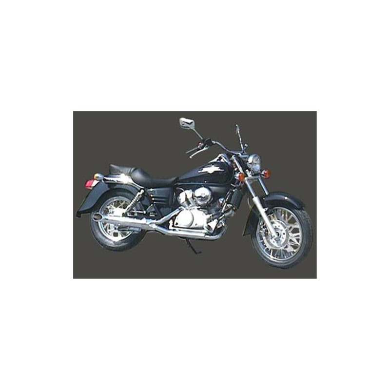 Marving Uitlaat Legend | Chroom | Honda VT125 Shadow