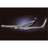 Marving Uitlaatsysteem Low Short Drag Pipes | Zilver | Honda VT600C Shadow