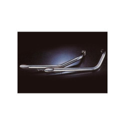 Marving Uitlaatsysteem Low Short Drag Pipes | Zilver | Honda VT750 Shadow