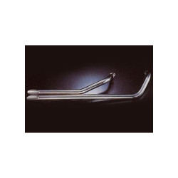 Marving Uitlaatsysteem Low Short Drag Pipes | Zilver | Honda VT750 Shadow