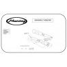 Marving Uitlaten Marvi | Chroom | Kawasaki Z400J/Z500