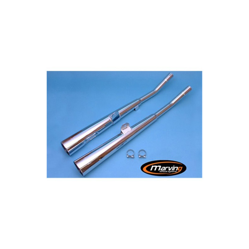 Marving Uitlaten Marvi | Chroom | Kawasaki Z750B