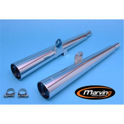 Marving Uitlaten Marvi | Chroom | Kawasaki Z250