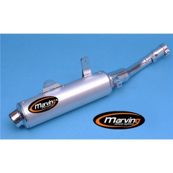 Marving Uitlaat Amacal | Chroom/Zilver | Kawasaki KLR570/KLR600