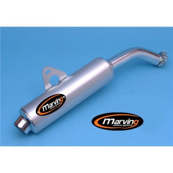 Marving Uitlaat Amacal | Chroom/Zilver | Kawasaki KLE500