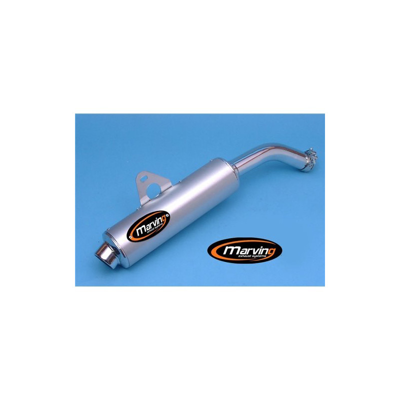 Marving Uitlaat Amacal | Chroom/Zilver | Kawasaki KLE500