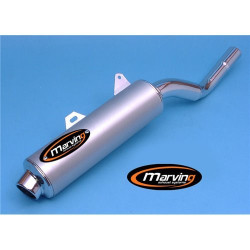 Marving Uitlaat Amacal | Chroom/Zilver | Kawasaki KLX650