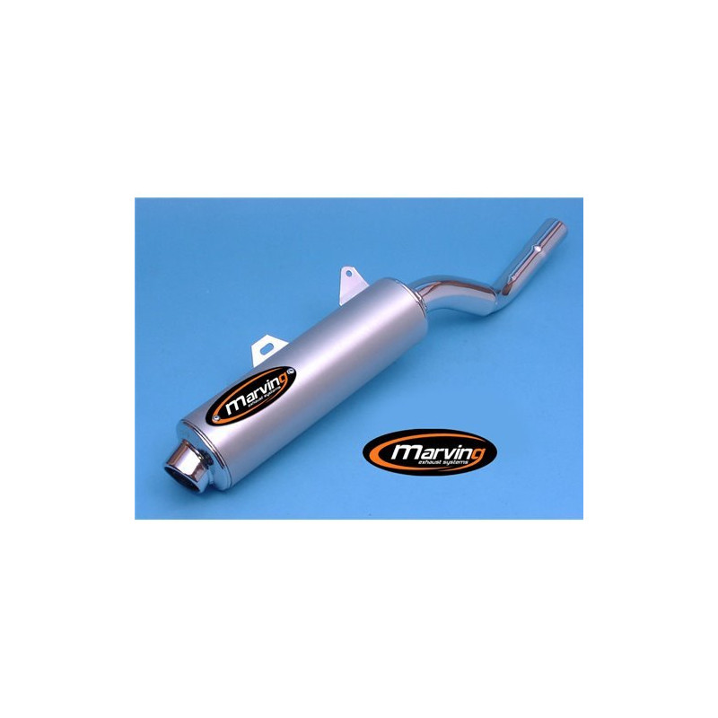 Marving Uitlaat Amacal | Chroom/Zilver | Kawasaki KLX650