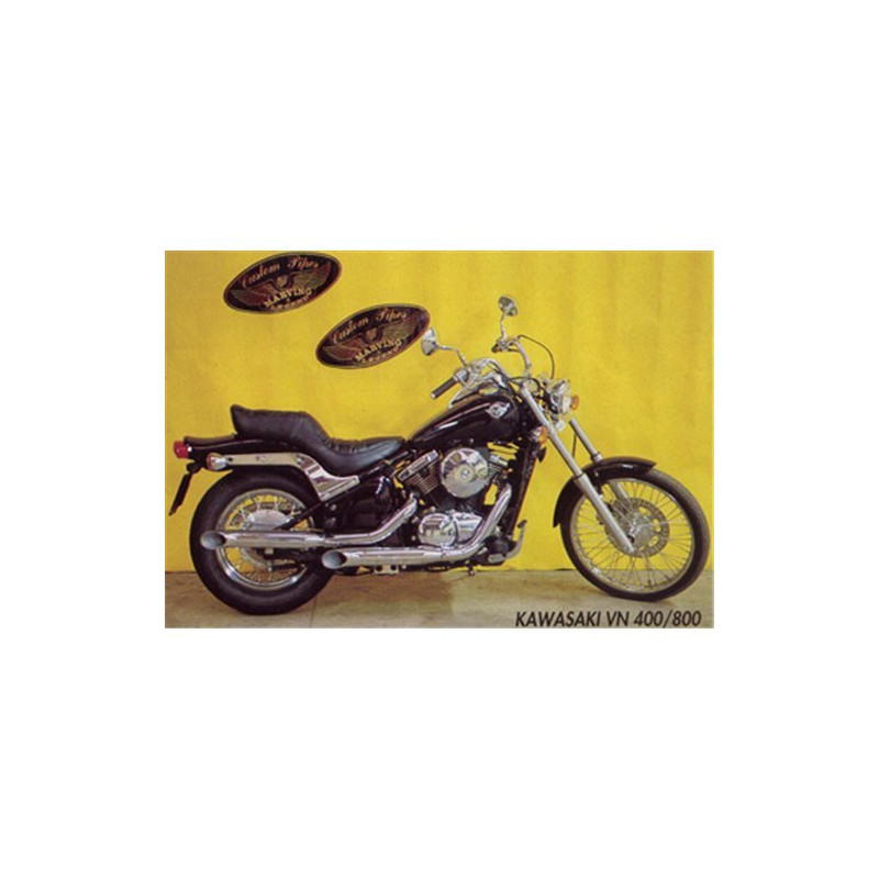 Marving Uitlaten Legend | Chroom | Kawasaki VN800