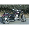 Marving Uitlaten Custom Silenced | Chroom | Kawasaki EN500