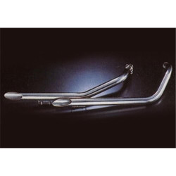 Marving Uitlaatsysteem Low Short Drag Pipes | Zilver | Kawasaki VN800