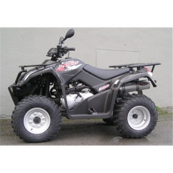 Marving Uitlaatsysteem Small Oval | Zilver | Kymco 300 MXU/Maxxer