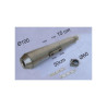 Marving Uitlaat 32-35-38 Racing Universeel | Zilver