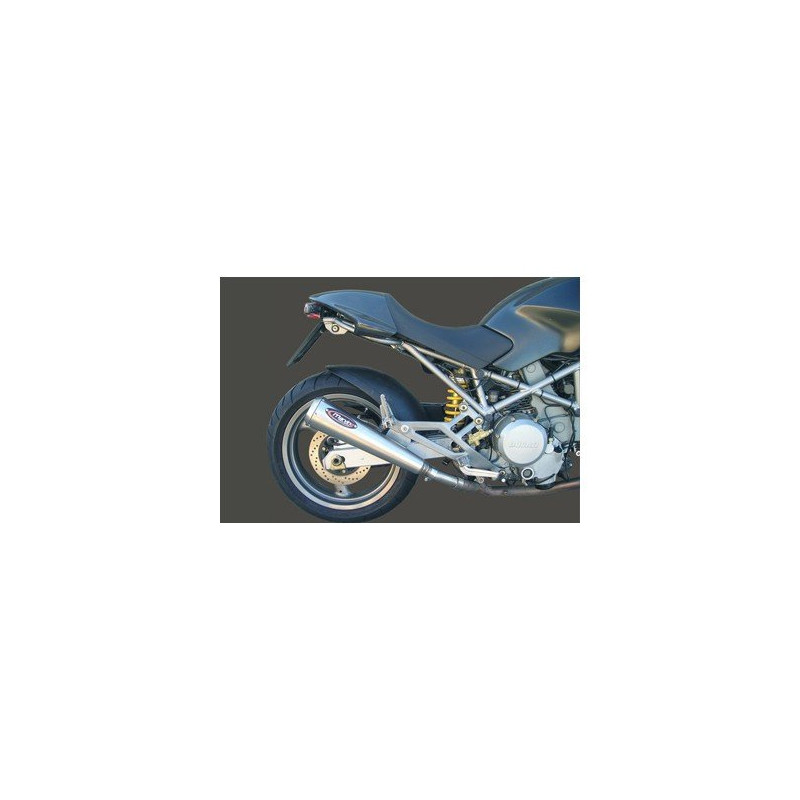 Marving Uitlaten Rechts Conical | Zilver | Ducati 600/620/750/800/900/1000 Monster