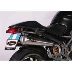 Marving Uitlaten Hoog Rechts Conical | Zilver | Ducati 600/620/750/800/900/1000 Monster