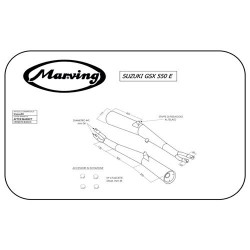 Marving Uitlaten Master | Chroom | Suzuki GSX550ES