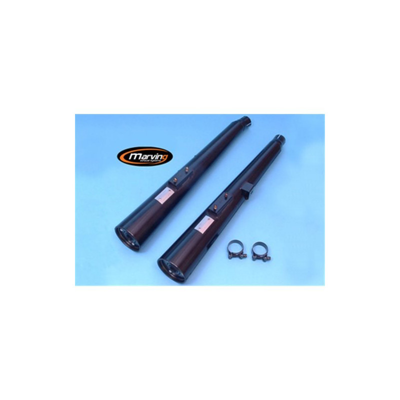 Marving Uitlaten Marvi | Zwart | Suzuki GSX550 Katana & GSX550EF