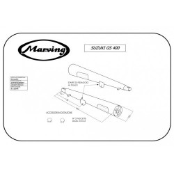 Marving Uitlaten Marvi | Chroom | Suzuki GS400