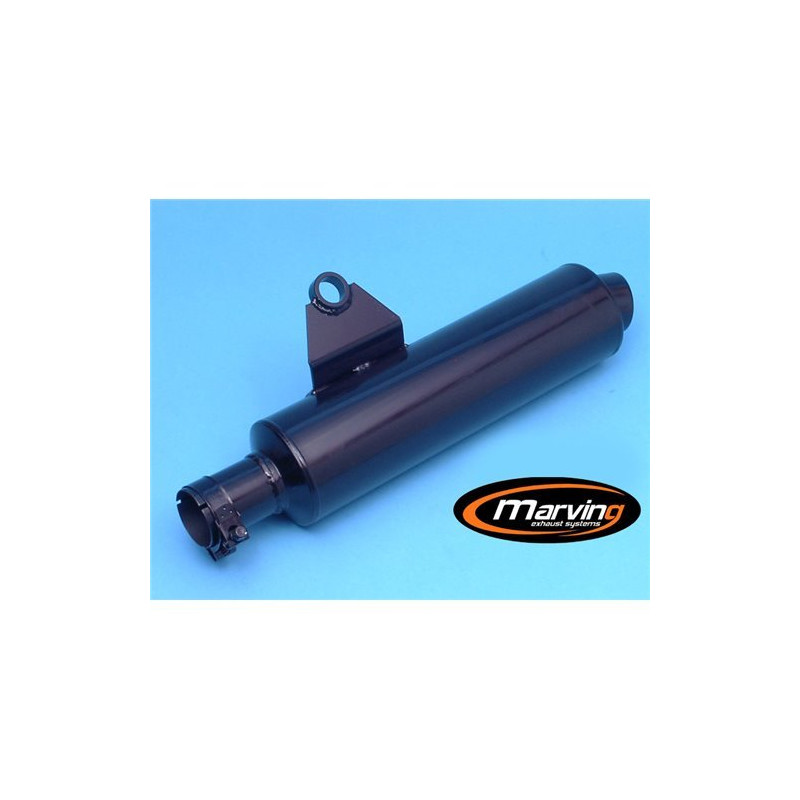 Marving Uitlaat Cylindrical | Zwart | Suzuki GSF400 Bandit