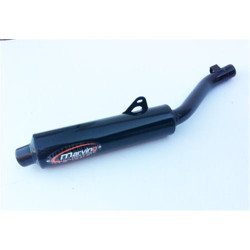 Marving Uitlaat Cylindrical | Zwart | Suzuki RF600R Slip-On