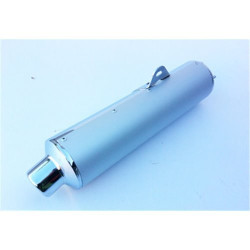 Marving Uitlaat Cylindrical | Chroom/Zilver | Suzuki GSF 1200 Bandit/S
