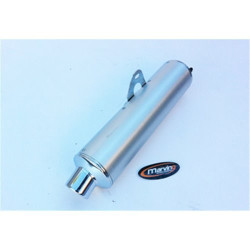 Marving Uitlaat Cylindrical | Chroom/Zilver | Suzuki RF600R Bolt-On