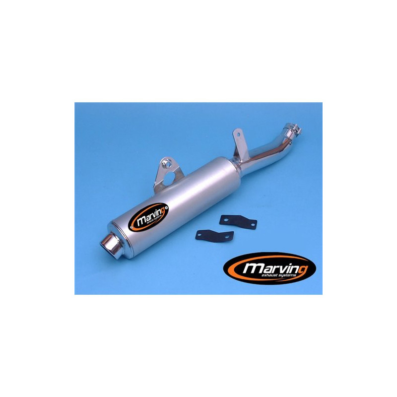 Marving Uitlaat Amacal | Chroom/Zilver | Suzuki DR750/DR800 Big