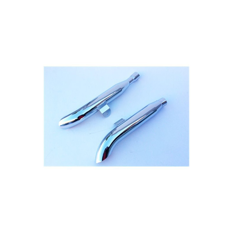 Marving Uitlaten links+rechts Legend | Chroom | Suzuki VS1400 Intruder