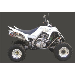 Marving Uitlaatsysteem Big Oval | Zilver | Yamaha YFZ700R