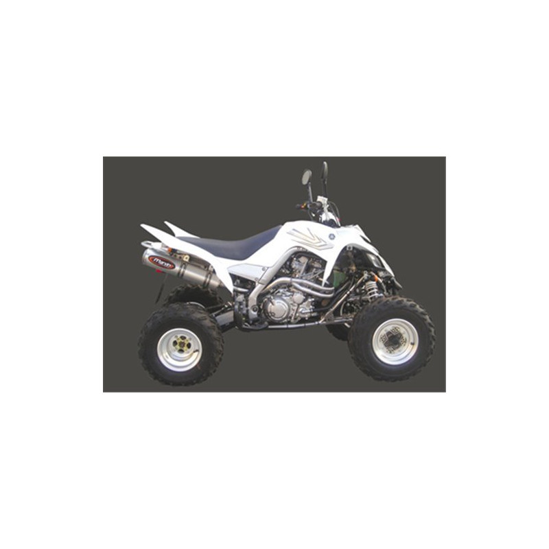 Marving Uitlaatsysteem Big Oval | Zilver | Yamaha YFZ700R