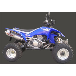Marving Uitlaatsysteem Big Oval | Zilver | Yamaha YFZ450R