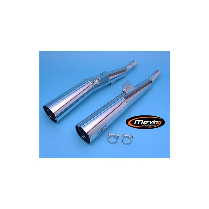 Marving Uitlaten Master | Chroom | Yamaha XS400 Dohc