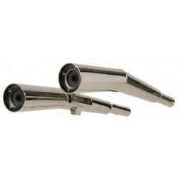 Marving Uitlaten Cylindrical | Chroom | Yamaha XZ550 Cardan