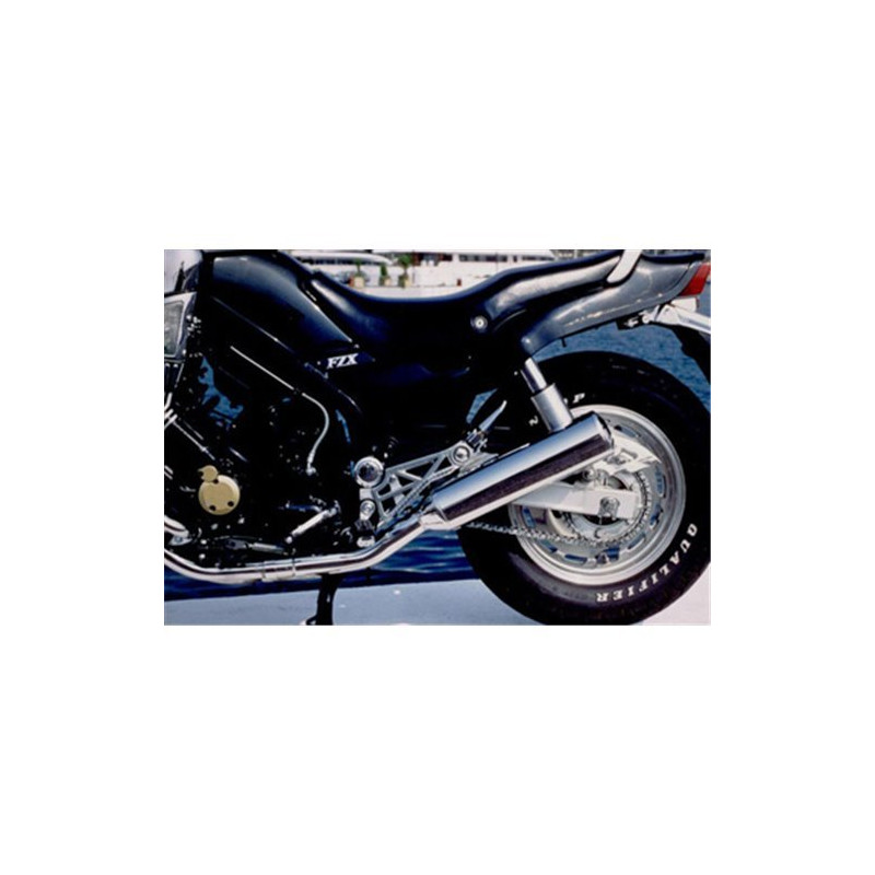 Marving Uitlaten Cylindrical | Chroom | Yamaha FZX750 Fazer