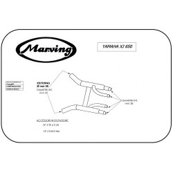 Marving Collectorbox Master | Chroom | Yamaha XJ650