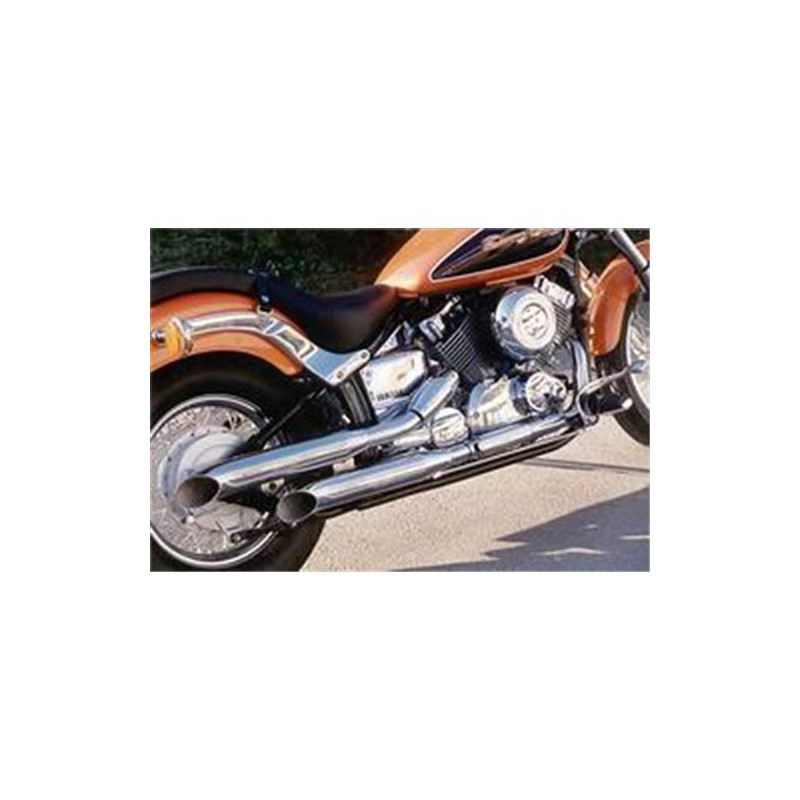 Marving Uitlaten Legend | Chroom | Yamaha XVS650 DragStar