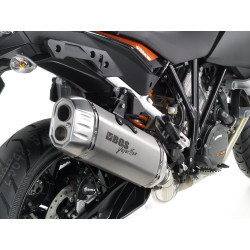 BOS Uitlaat Desert Fox | Zilver | KTM 1050/1190 Adventure & 1290 Super Adventure
