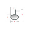 Highsider Stuureind Spiegel Esagano-RS- EVO
