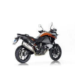 BOS Uitlaat Desert Fox | Zilver | KTM 1050/1190 Adventure & 1290 Super Adventure