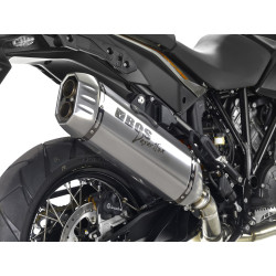 BOS Uitlaat Desert Fox | Zilver | KTM 1050 Adventure/1190 Adventure/1290 Super Adventure