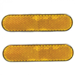 Bike-It Reflectors Ovaal 94mm Zelfklevend