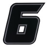 Bike-It Nummer Race Deluxe 4" (10 stuks)