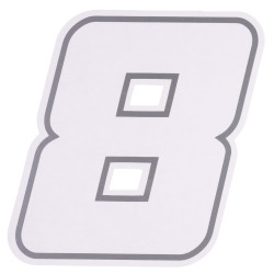 Bike-It Nummer Race Deluxe 4" (10 stuks)